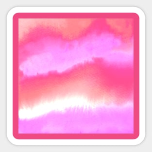 Pink Watercolor Blend Sticker